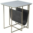 thumbnail image 1 of Butler Specialty Stephanik Marble And Leather Magazine Table In Gray, 1 of 10