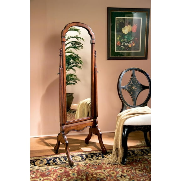 Butler Specialty Traditional Cheval Mirror In Plantation Cherry
