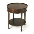 thumbnail image 1 of Butler Specialty Transitional Round Accent Table In Plantation Cherry, 1 of 4