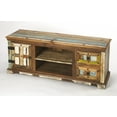 thumbnail image 1 of Butler Specialty Reverb Painted Rustic Entertainment Console In Brown, 1 of 5