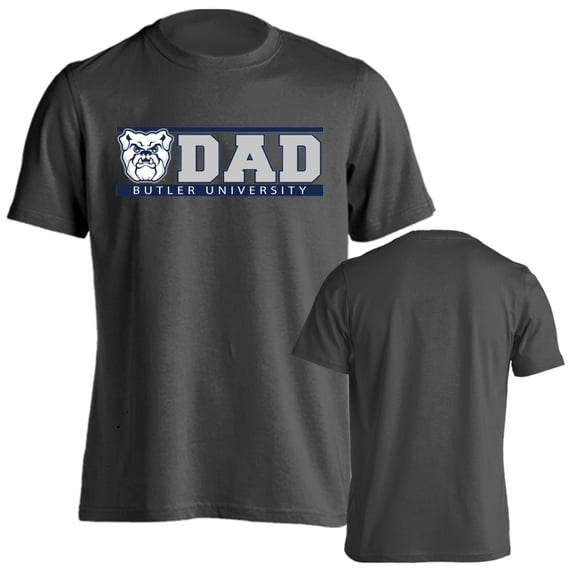 Butler University Bulldogs Dad Proud Parent Short Sleeve T-Shirt