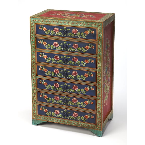 Butler Specialty Zara Hand Painted Chest In Brown
