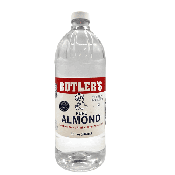 Butler's Pure Almond Extract - 32 Oz Bottle (1qt) | Conscious Seasonings