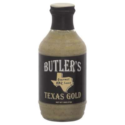 Butlers Texas Gold BBQ Sauce 18 fl oz (Pack of 12)