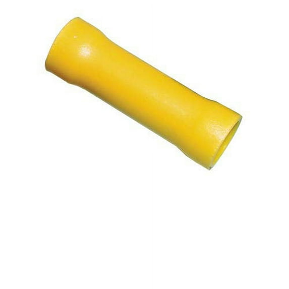 Butt Connector Vinyl Insulated 12-10 Gauge Yellow -50PK