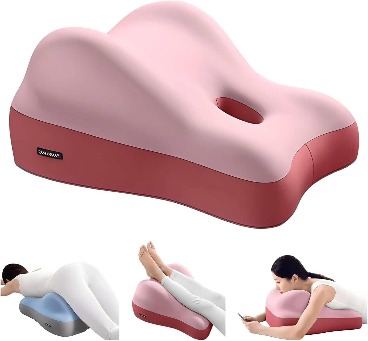 Ukisisi Butt Cushion For Couples,Pillowcase Wedge Pillow Memory Foam,Provides Intimate Support,Fast Rebound After Impact,Suitable For Home Use,Neck Waist Relief Ideal For Sitting And Lying-A