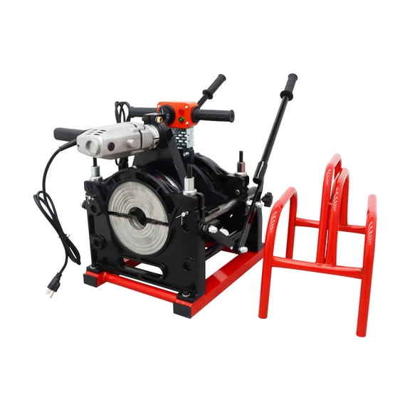 Butt Fusion Welding Machine Electric Tube Butt Fusion Hand Push Equipment for PE PB PVDF PPR 110V 2.48-7.87