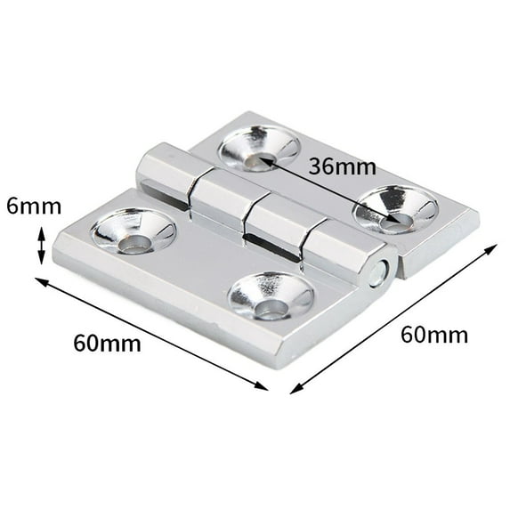 Butt Hinges Door Metal Silver Hinges Cabinet Aluminium Box Backflap Shed
