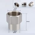 thumbnail image 1 of Butt Joint Internal Stainless steel Threaded Female-Male Home Improvement Pipe Fittings Adapter Hardware Plumbing fitting 20, 1 of 8