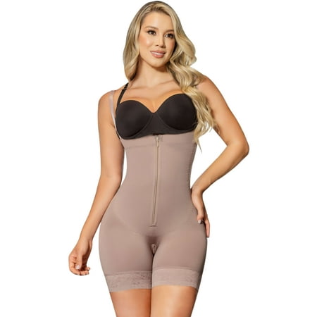 Butt Lifter Enhancer Strapless Seamless Girdle with Powernet Fajas Levanta Cola Reductoras Colombianas 645C