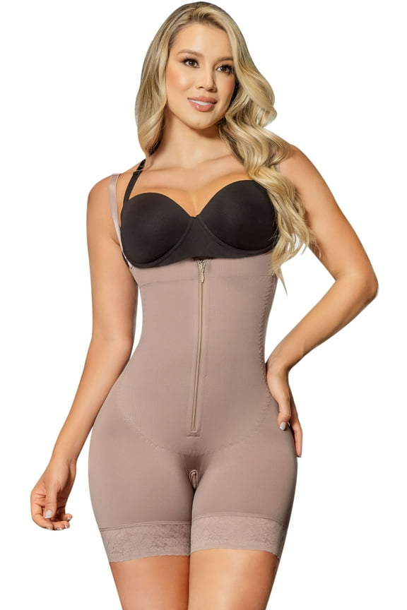 Butt Lifter Enhancer Strapless Seamless Girdle with Powernet Fajas Levanta Cola Reductoras Colombianas 645C