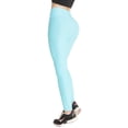 thumbnail image 1 of Butt Lifter Leggings High Rise Waist Levanta Cola Internal Powernet Girdle Colombianos Sports Yoga Gym Fitness Turquoise 400TT, 1 of 4