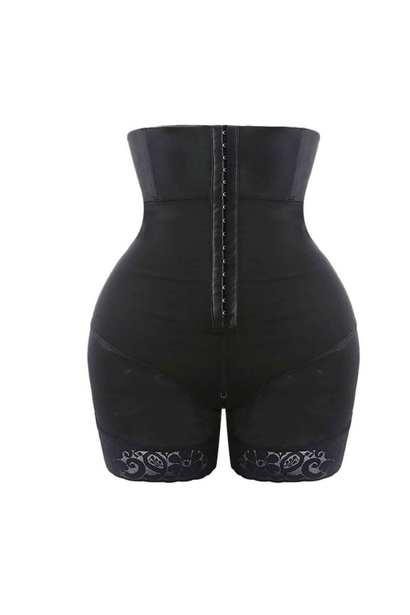 Butt Lifter Panties Shapewear Tummy Control High Waisted Body Shaper for Women Hip Enhancer Faja Shorts Hook Closure Thigh Slimmer Lace Girdle Waist Trainer