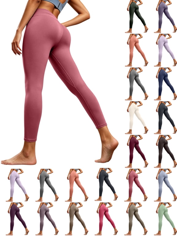 Butt Lifting High Waist Yoga Leggings for Women High Waist Full Length Stretch Workout Pants Bottoms For Gym Running Sports Daily Active Wear Women's Soft Athletic Training Yoga Leggings