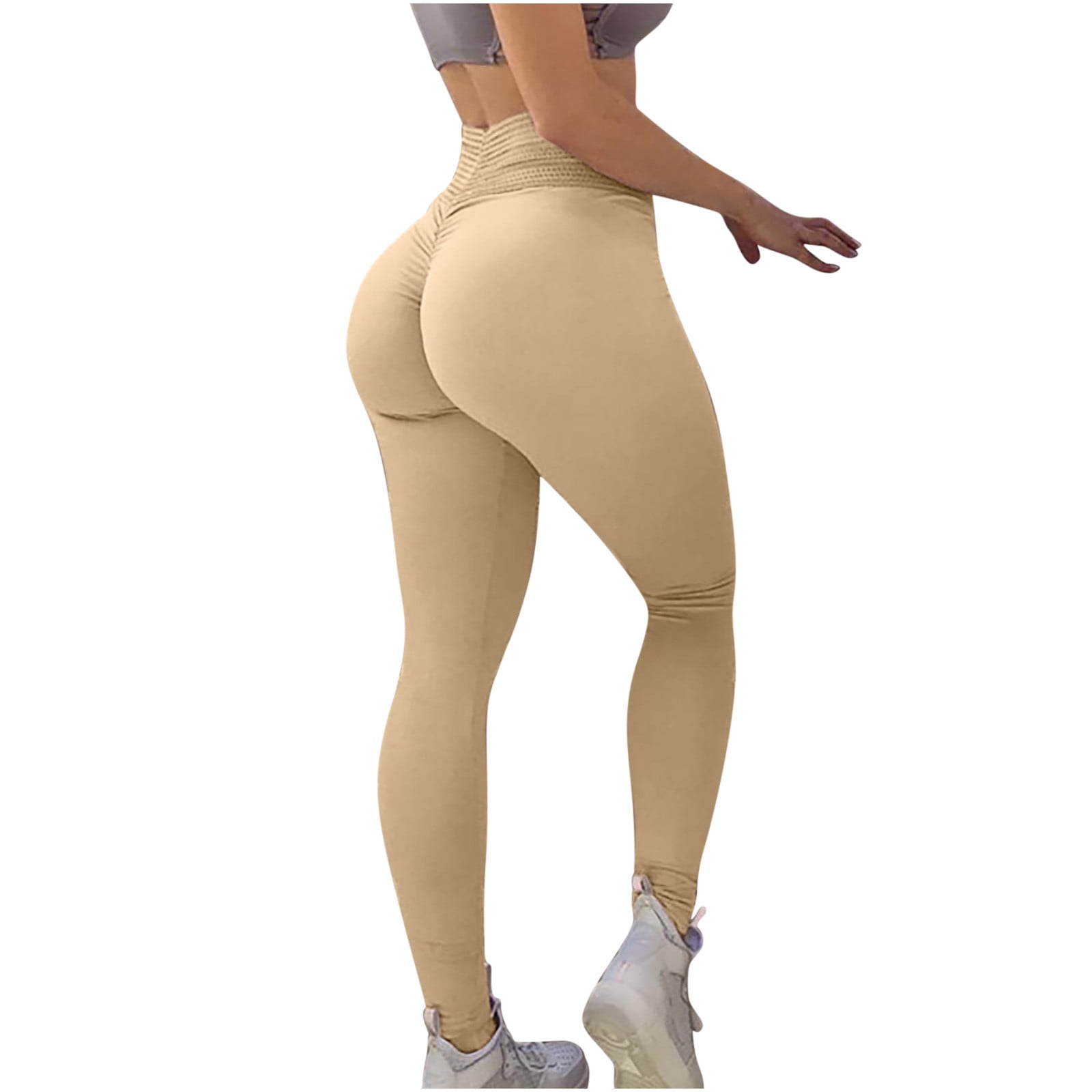 Butt Lifting Leggings for Women High Waist Slim Comfy Stretch Elastic  Workout Yoga Pants Fitness Gym Trousers 