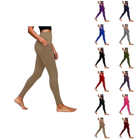 Lifting Leggings for Women High Waisted Stretchy Tight Leggings Workout Gym Yoga Pants with Pockets
