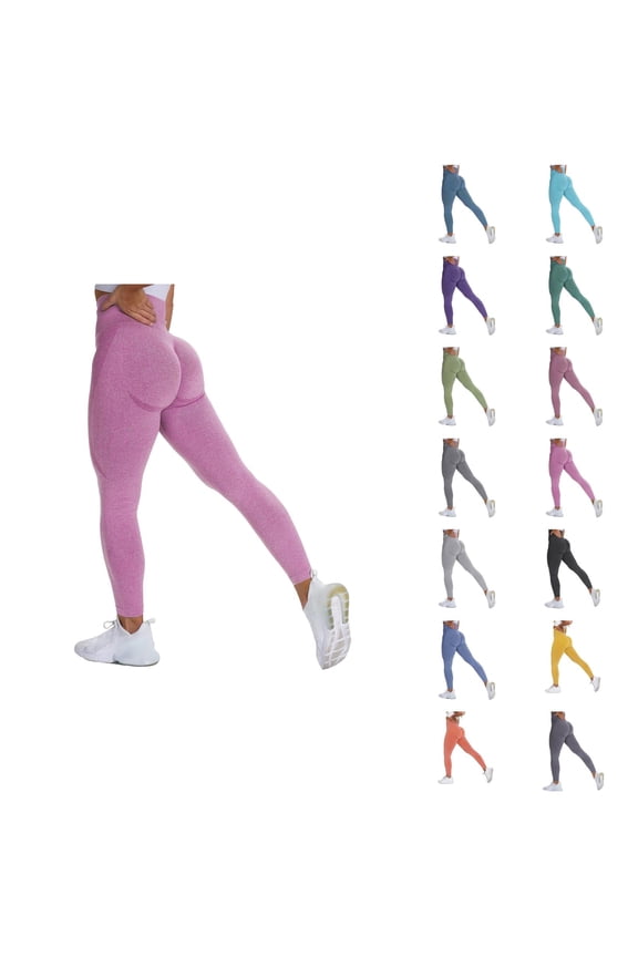 Butt Lifting Leggings for Women High Waisted Tummy Control Seamless Leggings Stretch Soft Workout Gym Yoga Pants