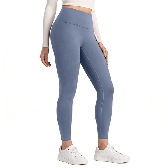 Butt Lifting Leggings for Women Tummy Control Elastic High Waisted Yoga Pants Soft Workout Leggings Slim Athletic Joggers Blue 2XL