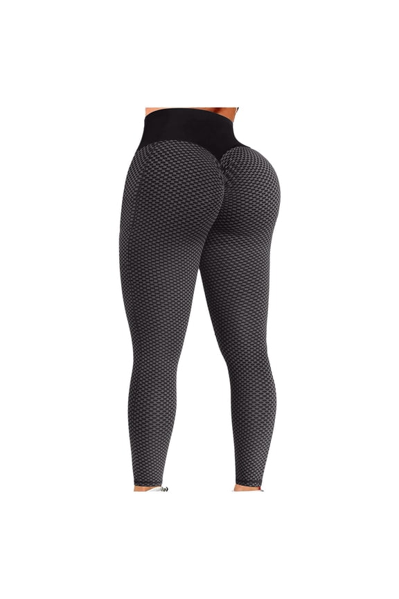 Lifting Leggings for Women Tummy Control Workout Yoga Pants High Waisted Scrunch Booty Gym Tights,Black,XL