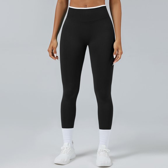 Butt Lifting No Front Seam Workout Leggings for Women Tummy Control High Waist Seamless Gym Yoga Running Leggings