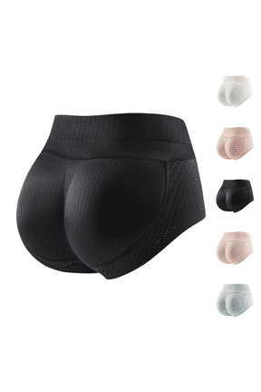 Butt Lifting Panties Padded Underwear for Women Seamless Booty Pads Butt Enhancer Panty Black XL