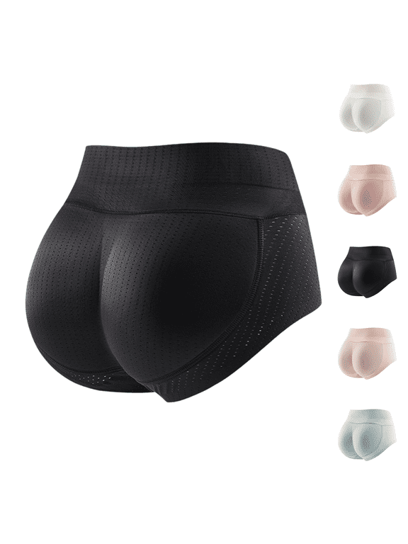 Butt Lifting Panties Padded Underwear for Women Seamless Booty Pads Butt Enhancer Panty Black XL