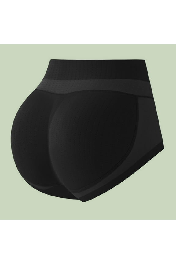 Butt Lifting Panties for Women Padded Shapewear Hip Enhancer Pads Comfy Tummy Control Shorts Seamless Underwear,High Waist Butt Lifting Padded Breathable Boyshorts,Comfy Underwear Casual Boyshorts