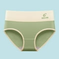 thumbnail image 1 of Butt Lifting Panties Women's Large Size Mid-Rise Panties Fashion Women's Panties Cotton Womens Underwear Green XL, 1 of 2
