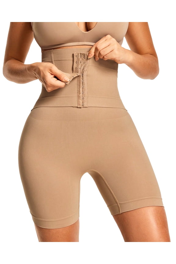 Butt Lifting Shapewear For Women Adjustable Tummy Control Shaping Shorts High Waisted Shaper