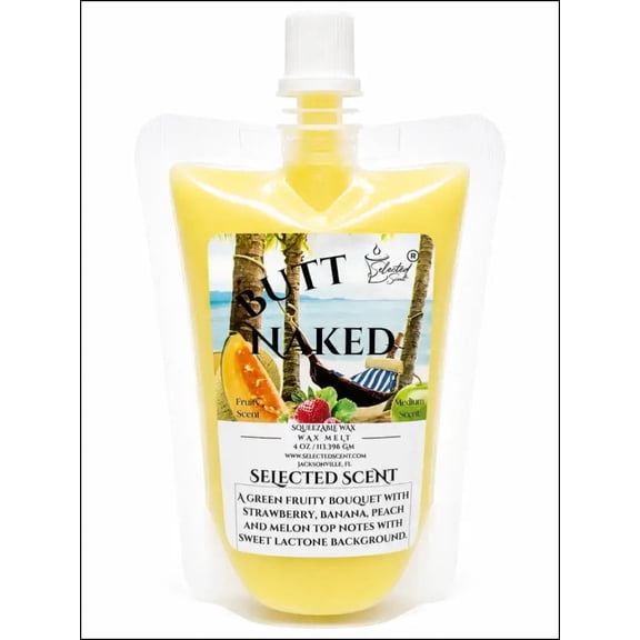 Butt Naked Squeezable Wax Melt Fun With Fruit (4Ounces)