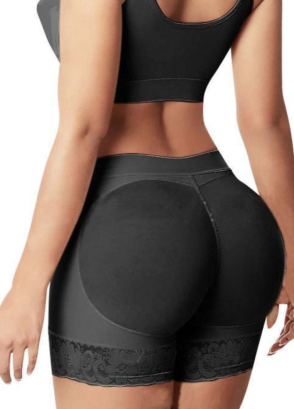 Everbellus Seamless Butt Lifter Shorts Padded Panties Enhancer Womens  Underwear Beige S at Amazon Women's Clothing store