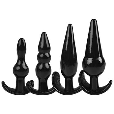 Butt Plug, Pack of 4 Anal Plugs, Silicone Anal Trainer Set from Beginners to Advanced Player, Anal Sex Toys Adult Sensory Toys