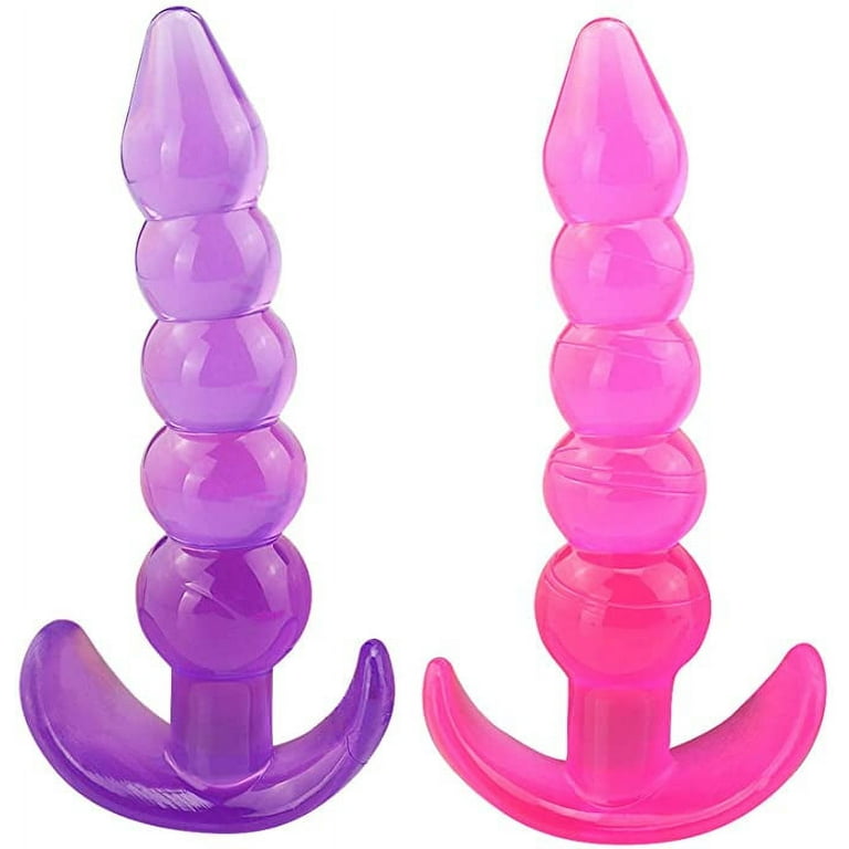 Butt Plugs 2PCS Anal Plugs Set Prostate Massager Personal Anal Sex Trainer Kit Massager Female Male Adult Sex Toys for Men Women Couples Beginniers