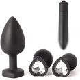 thumbnail image 1 of Butt Plugs, Anal Plugs Toy, Adult Anales Trainer Sets, Expanding Plug Toys Butt Toy, 3PCS Silicone Butt Plugs with a  Vibrator, 1 of 9
