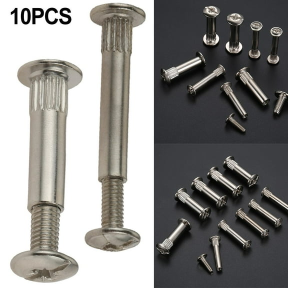 Butt Screw M Cabinets Furniture Assembly Assembly Carbon Steel DIY Projects Secure Connection Silver Splint Nut M5 Smile Home