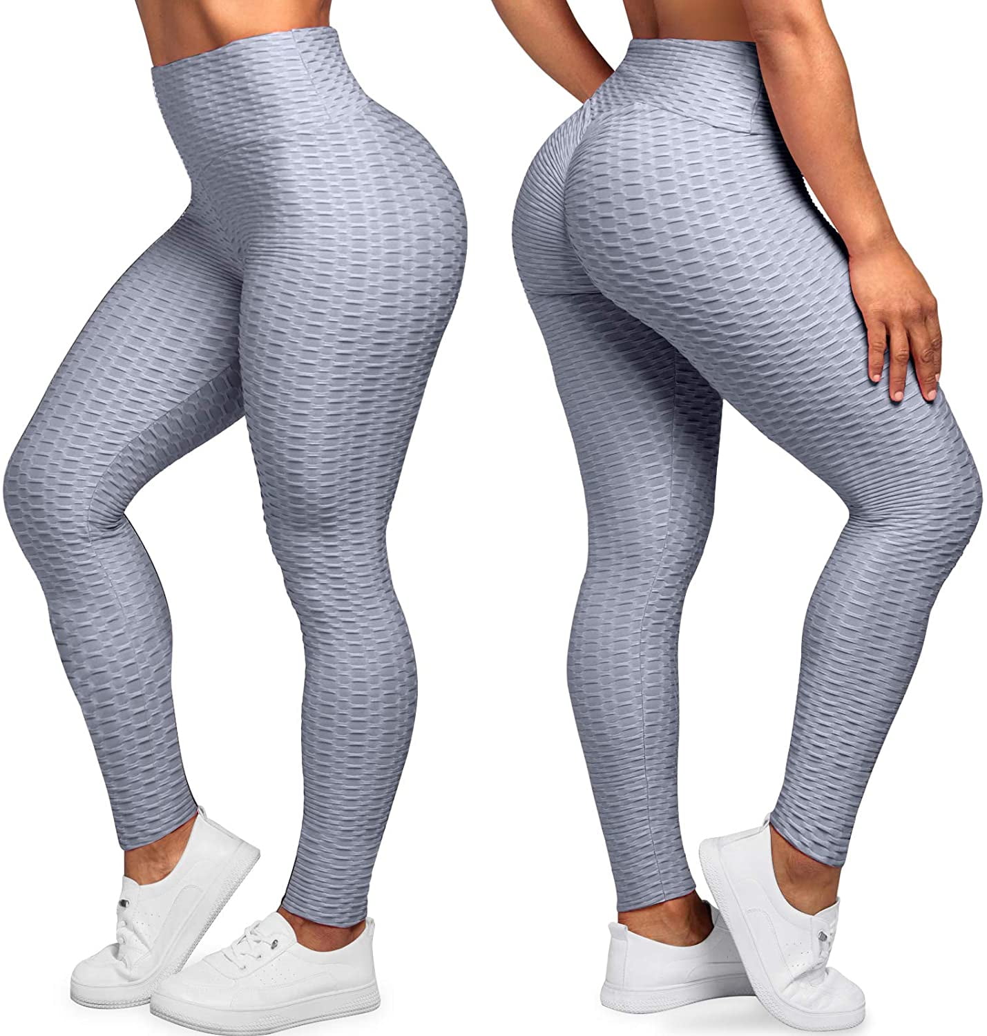 High Waisted Butt Lifting Yoga Pants Honeycomb – Sassy Willow