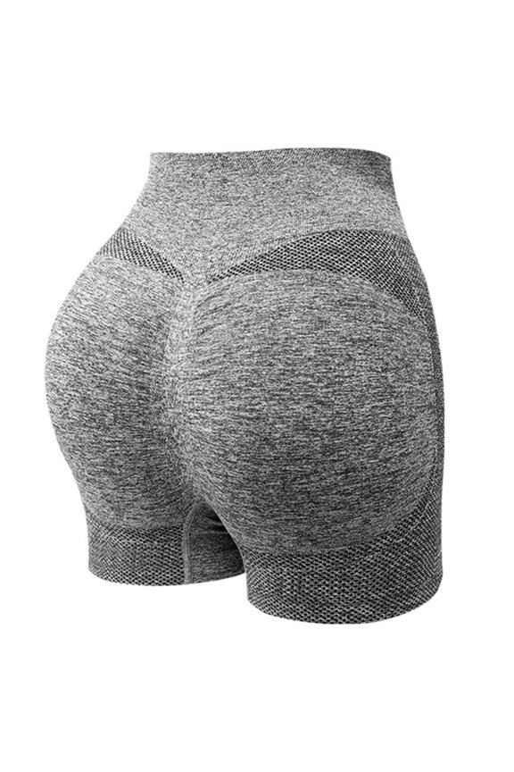 Butt Shaping Seamless Gym Pants High Waist Short Tights For Fitness Sweat Absorbing Comfortable Training Wear