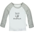 thumbnail image 1 of Butt Sniffer Funny T shirt For Baby, Newborn Babies T-shirts, Infant Tops, 0-24M Kids Graphic Tees Clothing (Long Gray Raglan T-shirt, 0-6 Months), 1 of 4