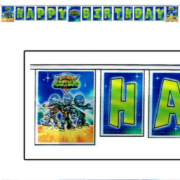 Butt-Ugly Martians Vintage 2001 Happy Birthday Banner (1ct)