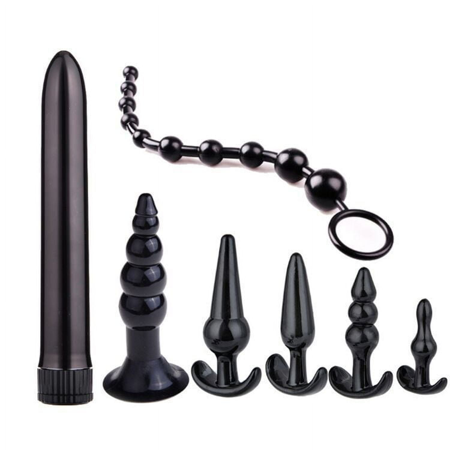 ButtPlug Trainer Kit for Comfortable Long-Term Wear, Pack of 7 Silicone  AnalPlug Training Set with Flared Base Prostate Toys for Advanced Users -  Walmart.com