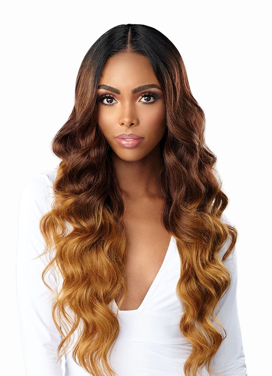 Sensationnel HD Lace Butta Lace Ocean Wave 30” Lace Wigs / Color: BALAYAGE CARAMEL