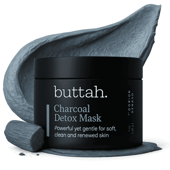 Buttah Skin Charcoal Detox Mask – Deep Cleansing Facial Mask