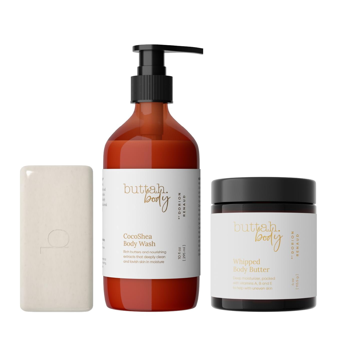 Buttah Skin by Dorion Renaud Buttah Body Trio for Melanin Rich Skin