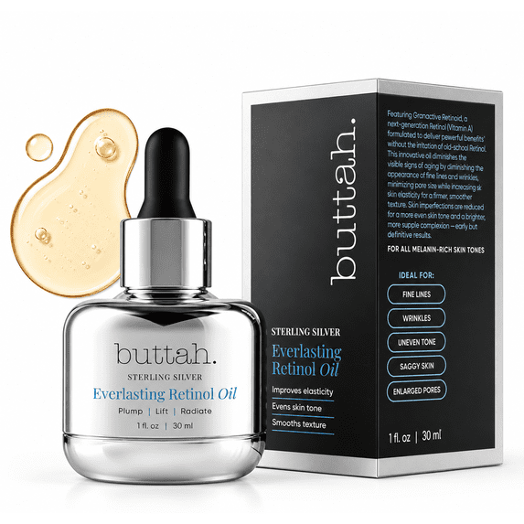 Buttah Skin Everlasting Retinol Oil - Retinol Vitamin Serum For Face - Nourish, Hydrate, and Rejuvenate Your Skin with this Retinol Serum - Facial Serums Retinol