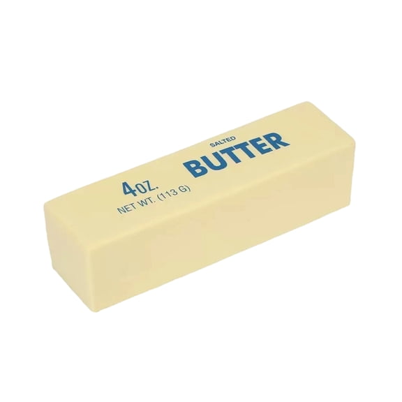 Butter Bar Squishy Fidget , 5.3 Inch (13.5cm) Single Pack, Soft Slow Rising Stress Relief Squeeze , Cute Butter Shaped Sensory Decompression for Everyone, Anxiety Relief Hand