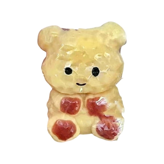 Pink Desk Decor Butter Bear Squeeze Toy Slow Rising Sensory Squeeze Toy Kawaii Desk Accessories 1 Pc