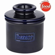 Butter Bell  Crock   Caf  Retro Cobalt Ceramic Butter Holder with Lid, Keeper for Spreadable Butter