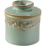 Butter Bell  Crock   Antique Sea Spray Ceramic Butter Holder with Lid, Keeper for Spreadable Butter