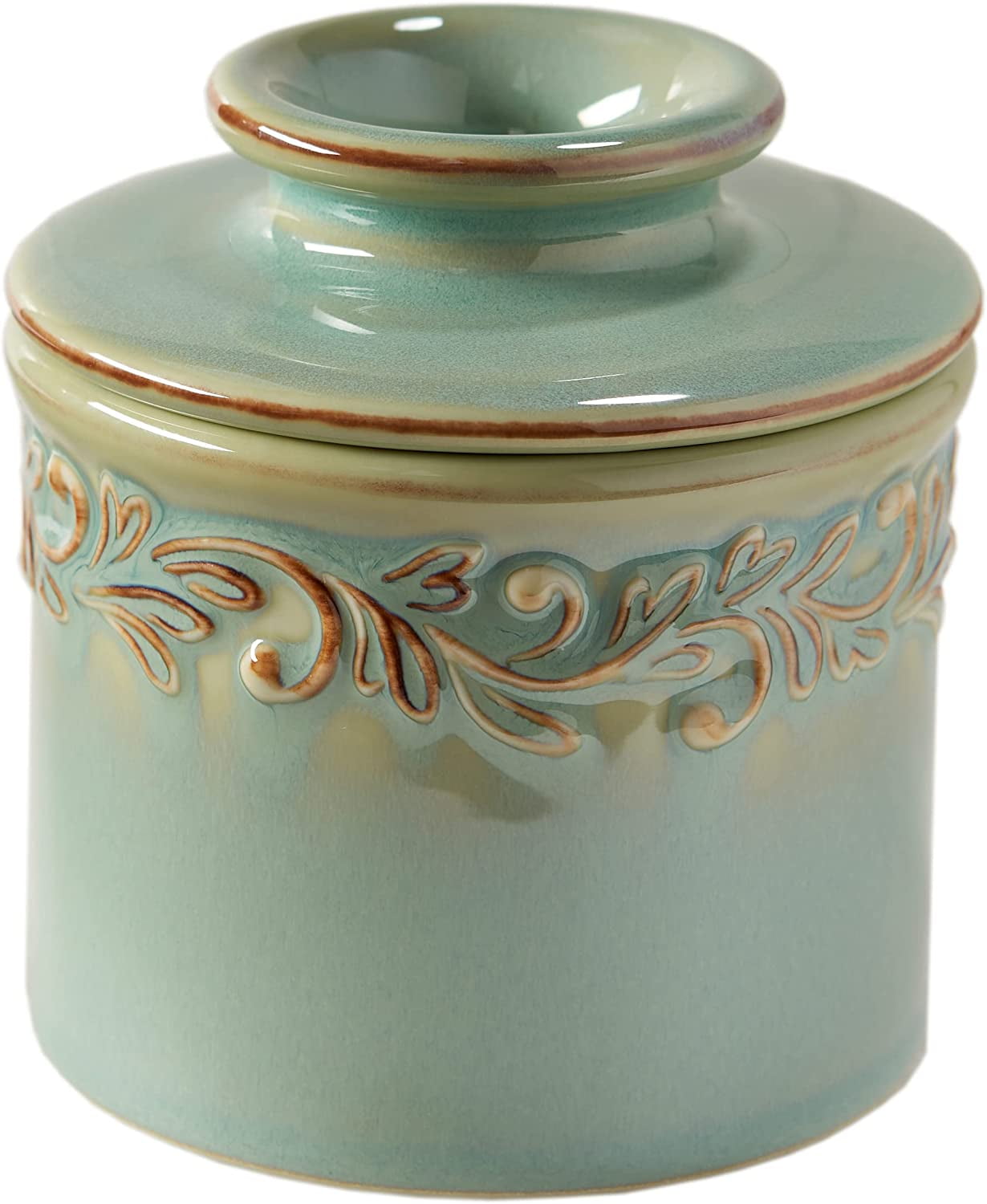 L Tremain Original Butter Bell Crock, French Ceramic Butter Dish