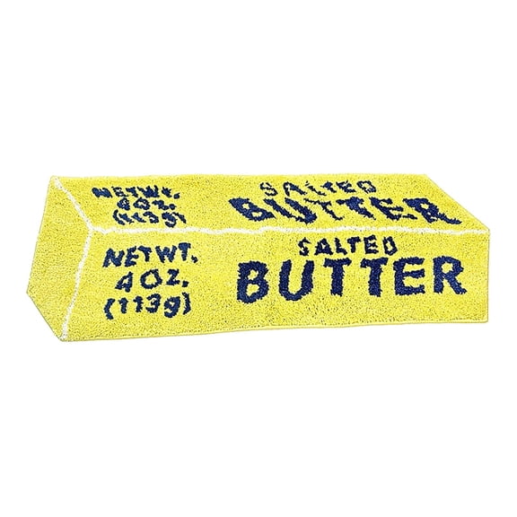 Butter Block Welcome Door Mat for Home Non Decorative Floor Mat for Living Room Bathroom Entryway Party